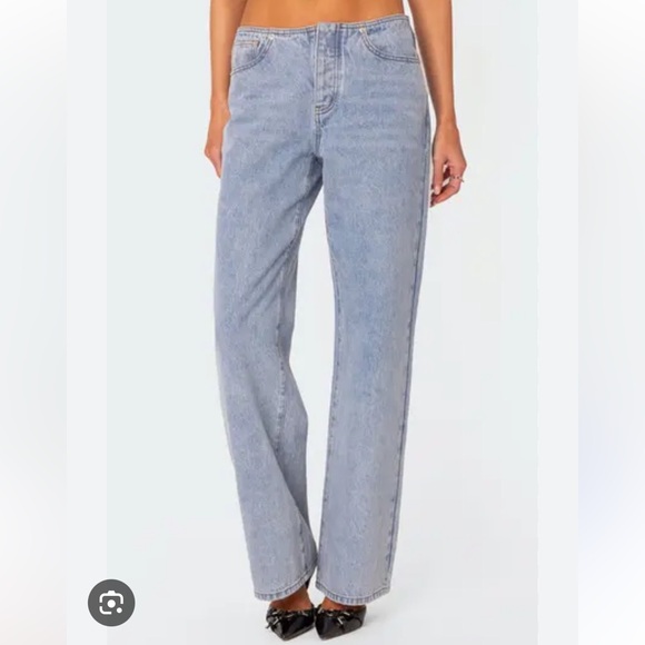 Edikted Blue Jeans US S - Picture 1 of 3